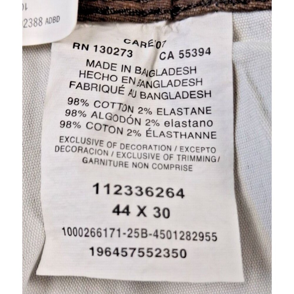 Wrangler Authentics Camo Cargo Pants Men's 44x30 Camouflage Utility Workwear - Picture 7 of 14